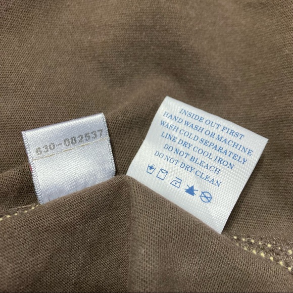 FUBU Vintage NY Built on a Legacy City of Iron Men’s Brown T-Shirt Size XL - Picture 13 of 13